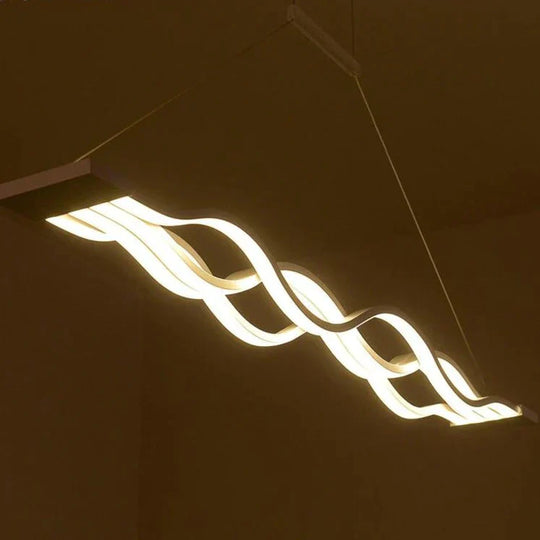 Dinning Room Pendant Lights Led Modern For Acrylic + Metal Suspension Hanging Lamp Home Lighting