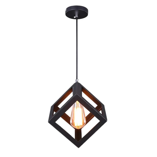 Carbon Steel Bedroom Dinning Room Pendant Lamp E27 Industrial Vintage Lamparas For Home Lighting