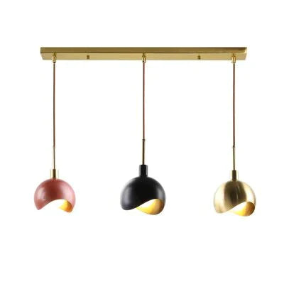 Retro Pendant Lamp Vintage Bedside Light Nordic Loft Kitchen Island Suspension Lighting Fixture Set