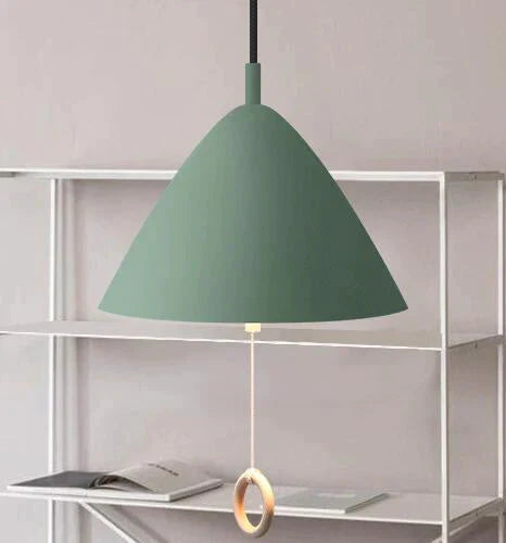 Colorful Bedside Pendant Light Pull Control Kitchen Lighting Fixture Hanging Lamp Modern Nordic