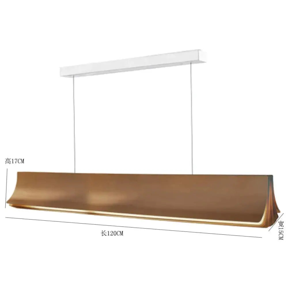 Quinn - Book Style Led Luxury Lighting For Study Room Dinning Room Golden Lamp Body / Length -