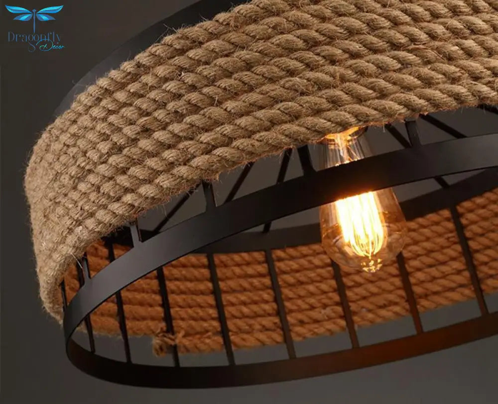 Retro Industrial Creative Modern Design Pendant Lamp Led Loft Decoration E27 Lights Bar Restaurant
