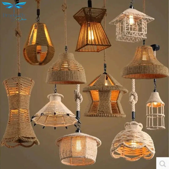 Retro Industrial Creative Modern Design Pendant Lamp Led Loft Decoration E27 Lights Bar Restaurant