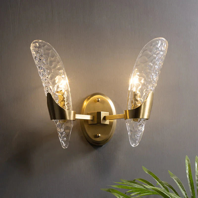 Retro Light Luxury Nordic All Copper Wall Lamp Lamps
