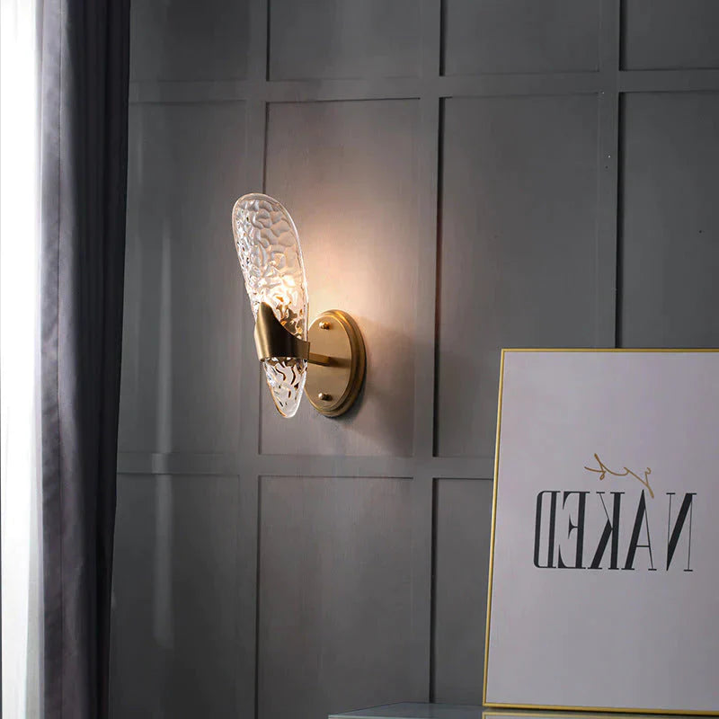 Retro Light Luxury Nordic All Copper Wall Lamp Lamps