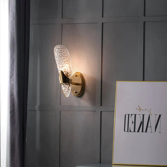 Retro Light Luxury Nordic All Copper Wall Lamp Lamps