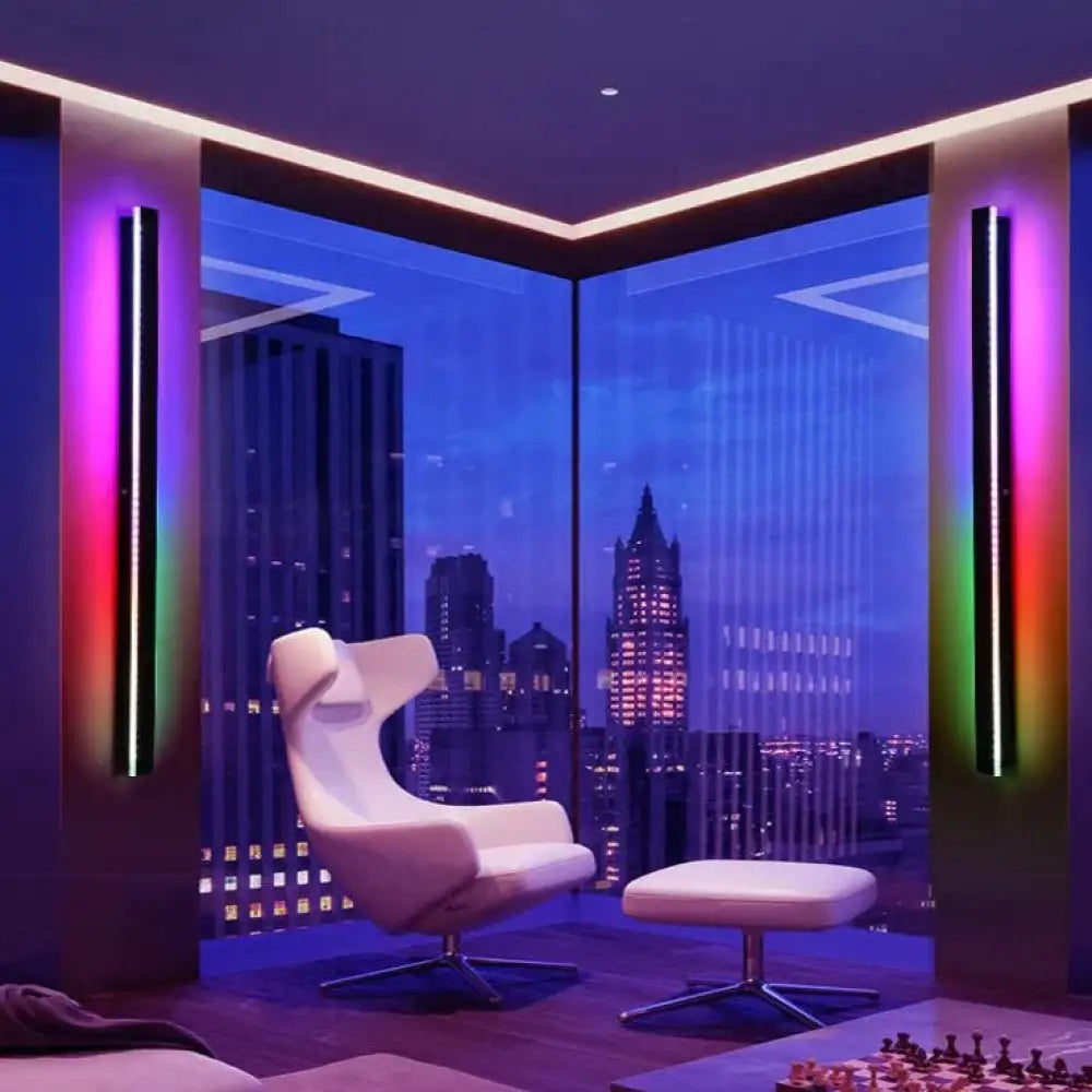 Rgb Wall Light Modern Outdoor Porch Colored Light Party Intelligent Remote Control Balcony Terrace