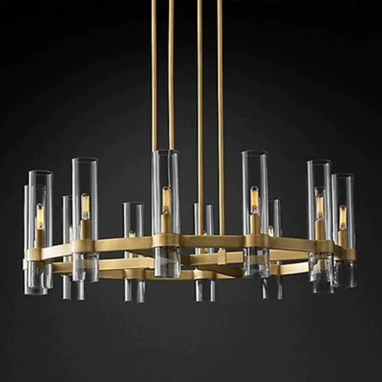 Serenity - American Loft Lighting Clear Glass Round Chandelier