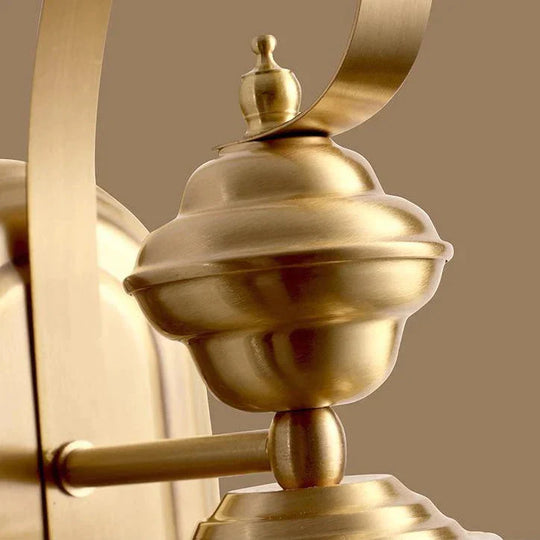 Simple Country Style Of Outdoor Copper Wall Lamp Lamps