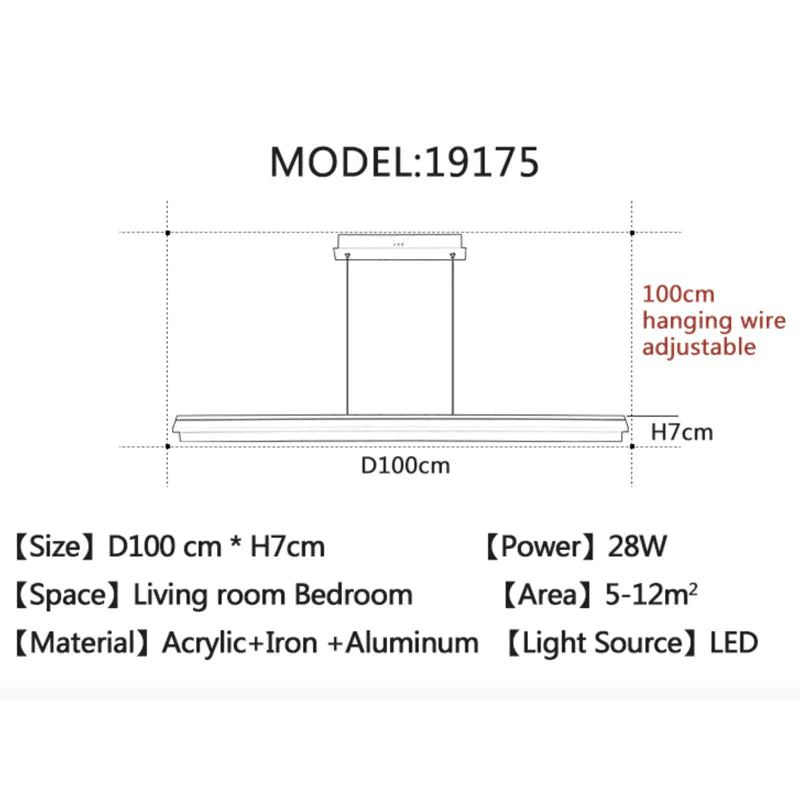 Nordic Led Pendant Lights Hanglamp Lighting For Kitchen Table Living Room Industrial Bar Lamp