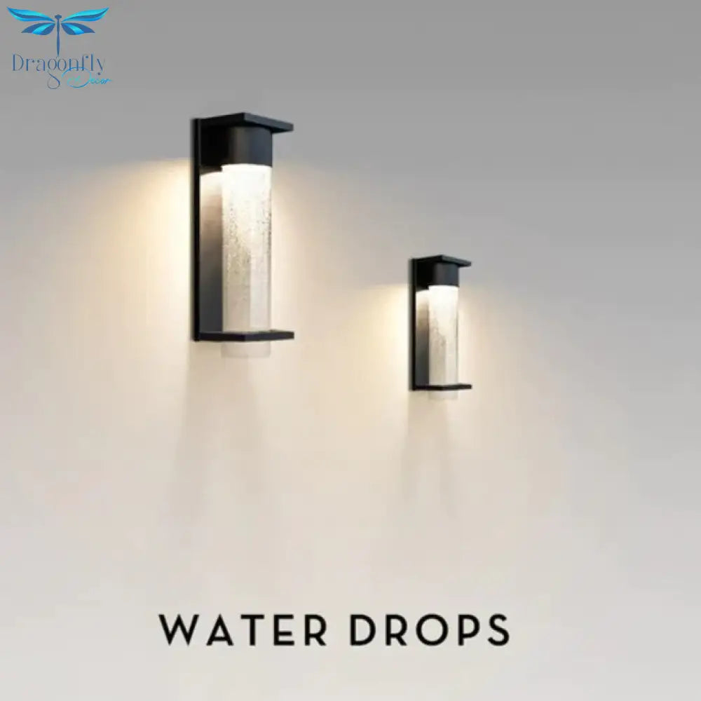 Stainless Steel Modern Led Waterproof Ip54 Wall Light 12W Indoor Outdoor Lamp For Garden Street