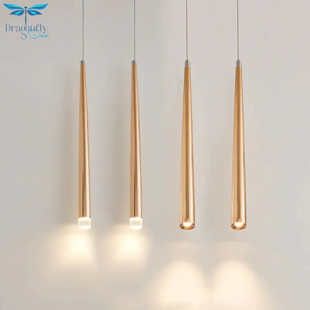 Starletts - Led Cone Pendant Light Gold