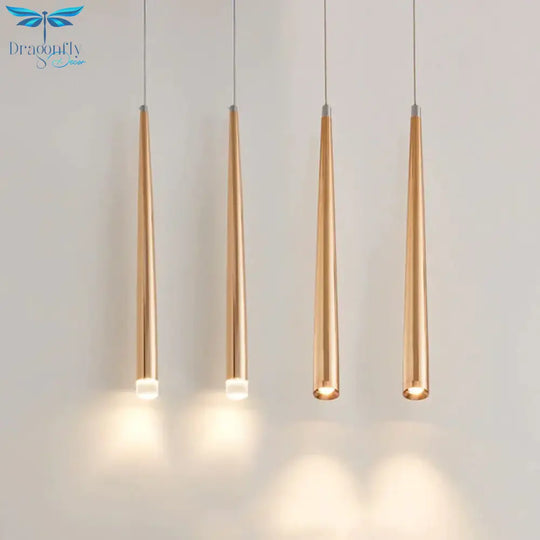 Starletts - Led Cone Pendant Light Gold