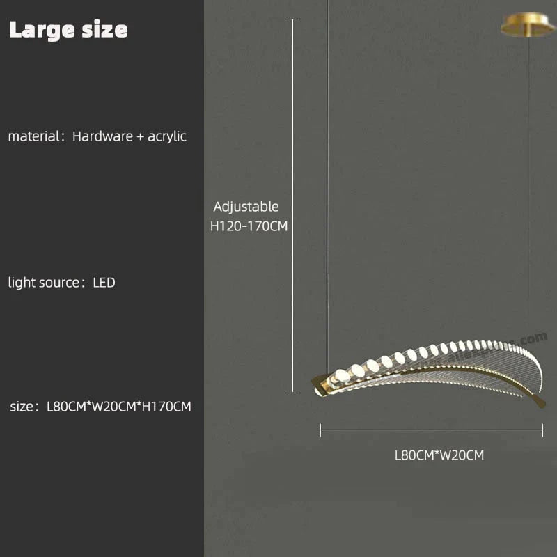 Stellana - Leaf Cluster Chandelier L80Cm / White Light
