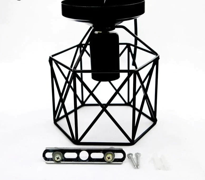 Vintage Ceiling Lights Birdcage Lamp Shade Home Lighting