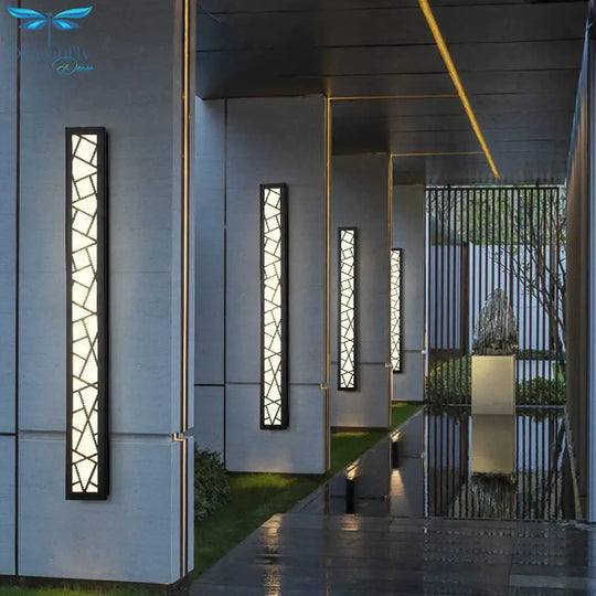 Waterdichte Outdoor Wandlamp Led Tall Ip65 Aluminium Licht Tuin Villa Veranda Blaker 110V 220V Wall