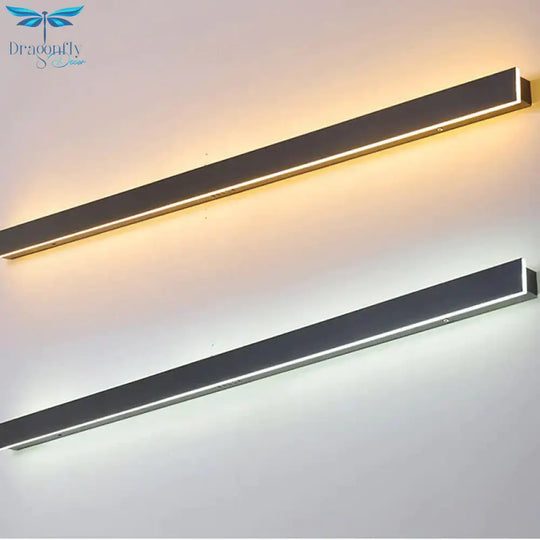Waterproof Outdoor Wall Lamp Led Long Ip65 Aluminum Light Garden Villa Porch Sconce Luminaire